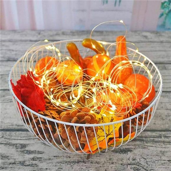 Mixture of Artificial Pumpkins, Lifelike Maple Leaves, Realistic Acorn (50pcs) - Picture 3 of 7